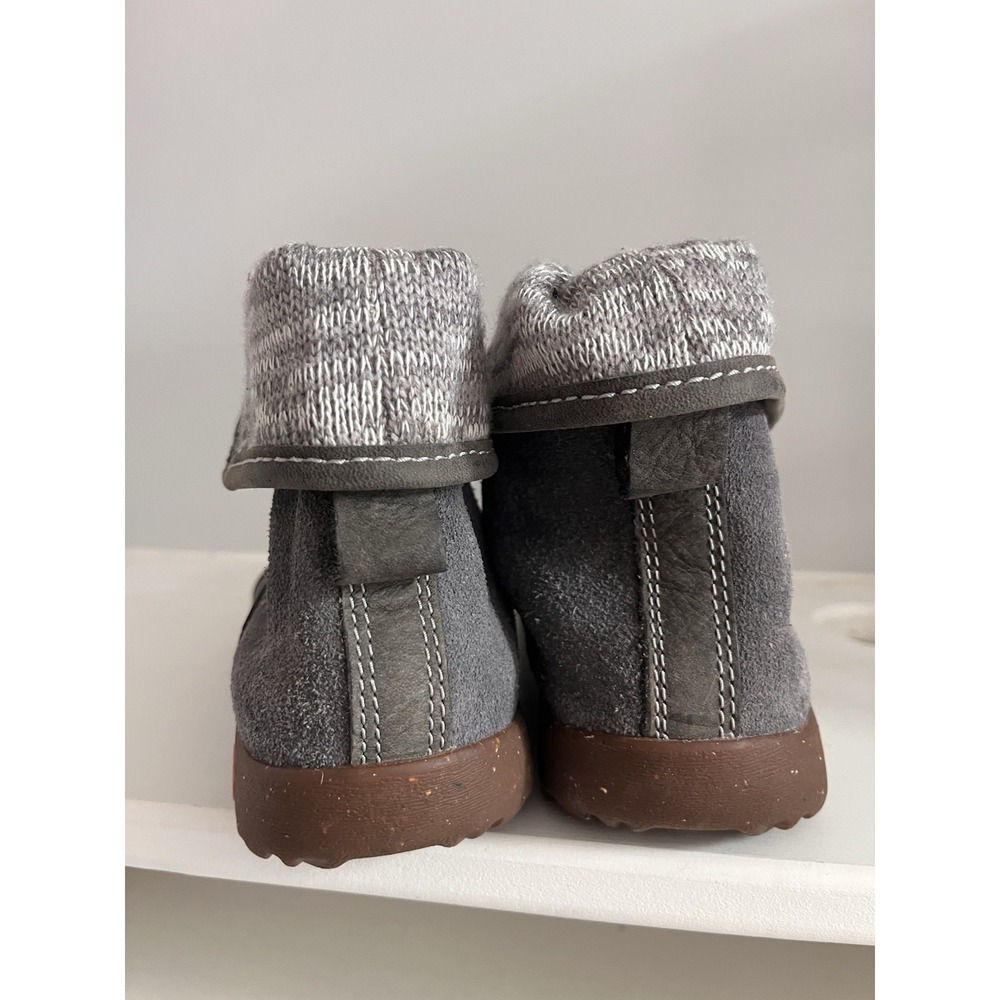 Chaco Barbary Hiking Boots Gray Outdoor Suede Leather Women's 6.5 W1 - Picture 2 of 6